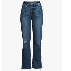 Super high rise straight jeans NWT